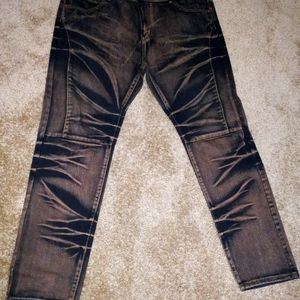 Tie dye jeans. Slightly worn